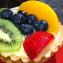 Glytactin Swirl Custard Fruit Tart